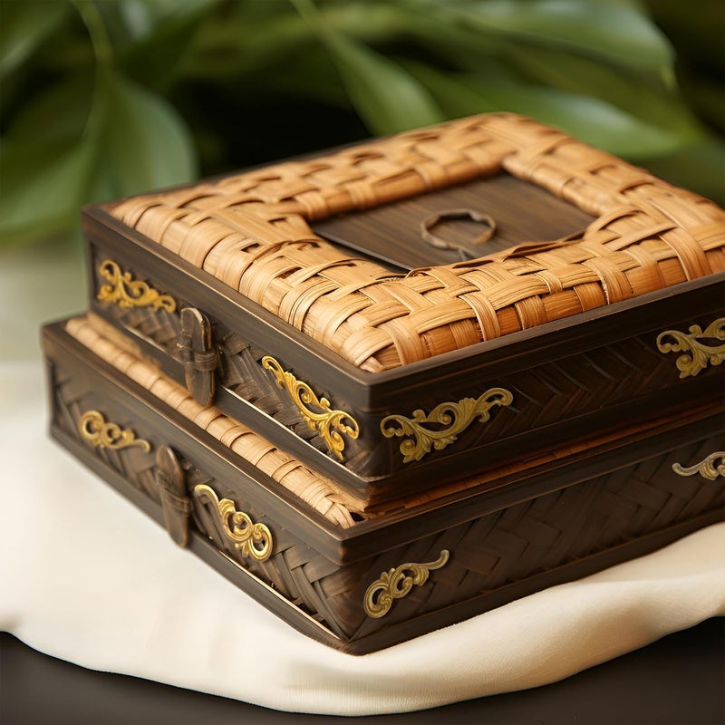 FUNSHOWCASE قوالب سيليكون مزخرفة على طراز الباروك 5 قطع زينة فنية - Image 5